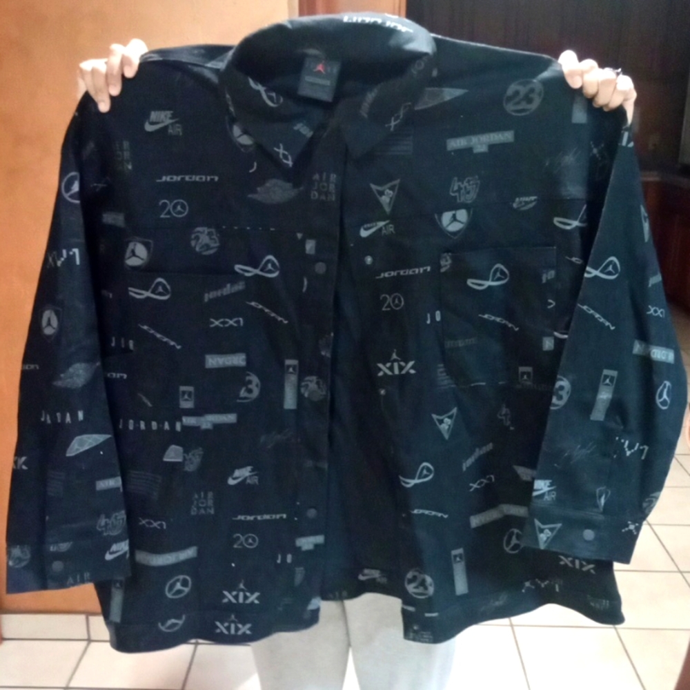 Jordan black Jean jacket size XXL